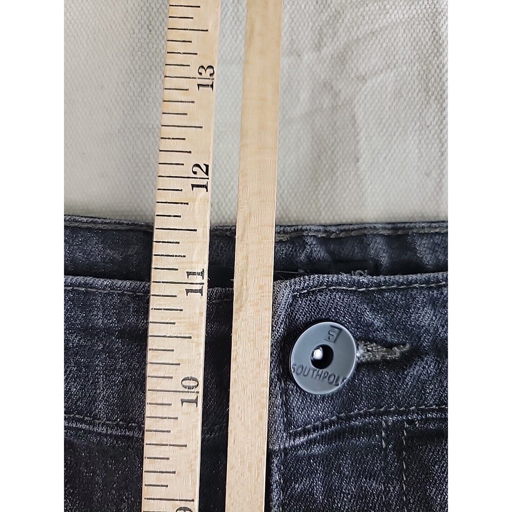 Southpole Skinny Jeans Mens 38x32 Dark Wash Faded Streetwear Denim Pants - Picture 8 of 12